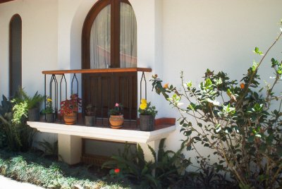 Master bedroom balcony